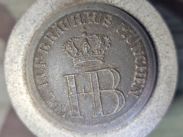 WWI Kgl. Hof-bräuhaus München Small 1/8L Krug with Lid