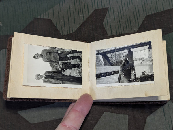 Original Family Photo Album 48 Photos (Some Soldier Photos)