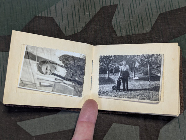 Original Family Photo Album 48 Photos (Some Soldier Photos)