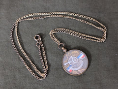 Notre Porte Bonheur French WWI 75 Cannon Necklace