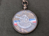 Notre Porte Bonheur French WWI 75 Cannon Necklace