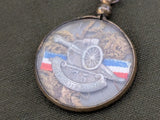 Notre Porte Bonheur French WWI 75 Cannon Necklace