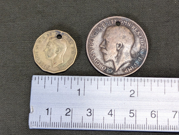 2X British Coins 1918 & 1943