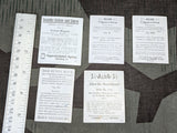 Lot of 5 Random Cigarette Cards