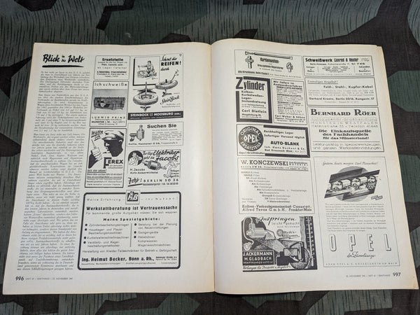 Kraftfahrzeug Handwerk Heft 47 - 22 November 1941 Krafthand