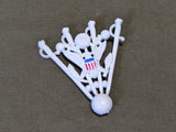 Army Eagle and Swords Sweetheart Pin