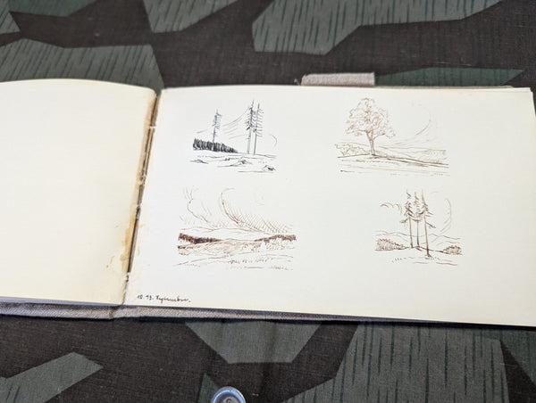 Skizzenbuch 1933 Sketch Book Franz Illner