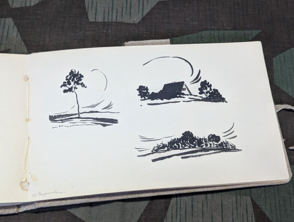 Skizzenbuch 1933 Sketch Book Franz Illner