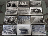Lot of 12 Zeppelin Photos Bromsilber-Fotos 265 Series