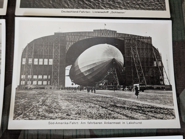 Lot of 12 Zeppelin Photos Bromsilber-Fotos 265 Series