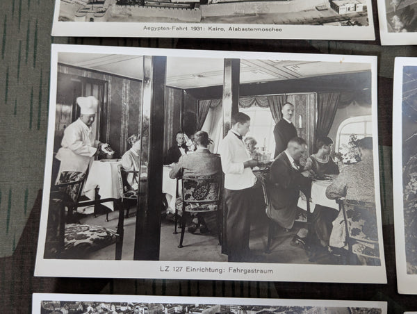 Lot of 12 Zeppelin Photos Bromsilber-Fotos 265 Series