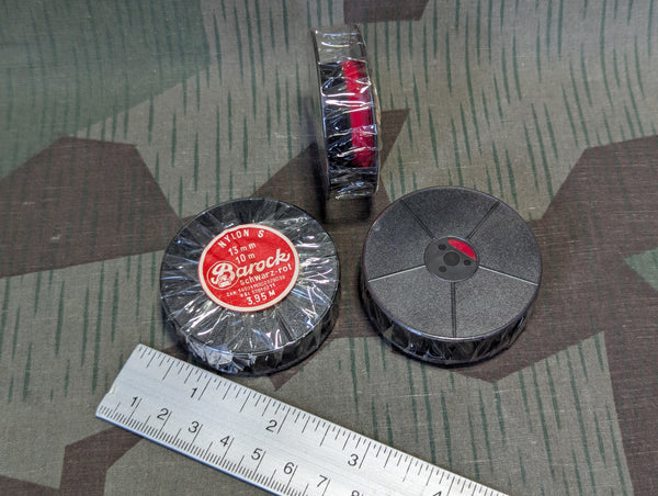 Post War Black/Red Typewriter Ribbon