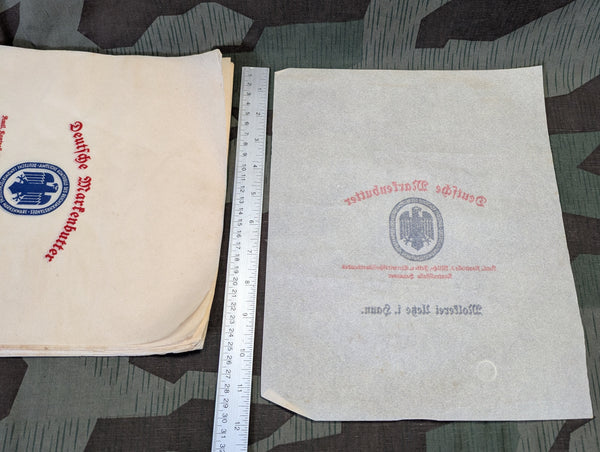 Original Deutsche Markenbutter Butter Paper Wrappers (Lot of 3)