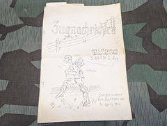 Unit Newspaper 16 April 1940 Zugachrichten 5 N.E.A.20 2 Zug