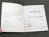 US Army Issued German Language Book 1943