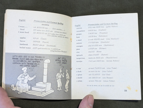 US Army Issued German Language Book 1943