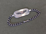 Pilot Wing Bracelet Sterling Named to a Woman