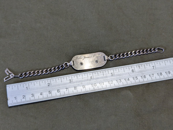 Pilot Wing Bracelet Sterling Named to a Woman