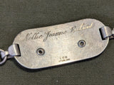 Pilot Wing Bracelet Sterling Named to a Woman