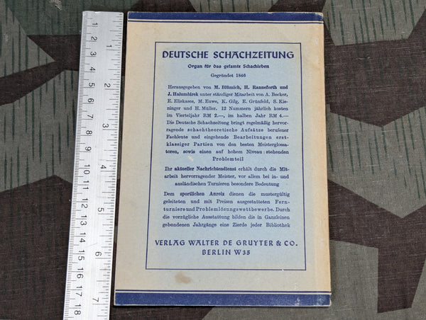 Wehrmacht Chess Strategy Book 1941