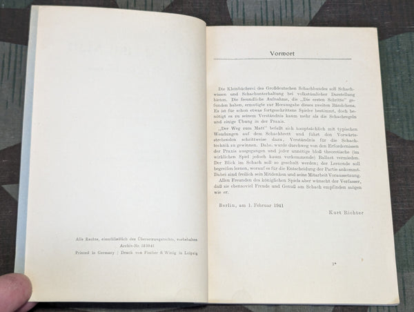 Wehrmacht Chess Strategy Book 1941
