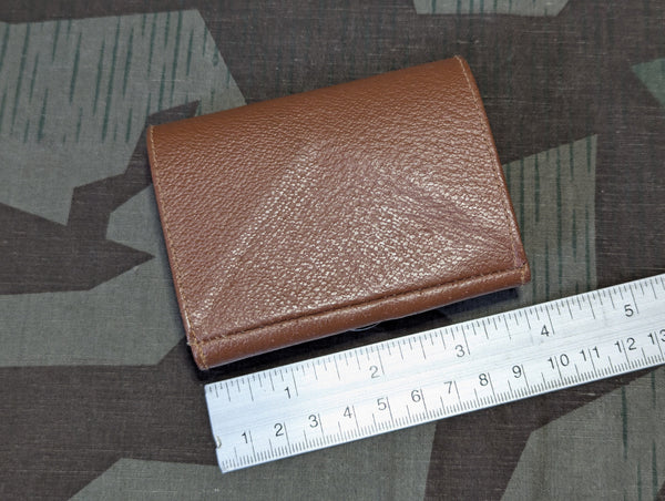 Small German Brown Wallet with Coin Purse