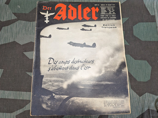Der Adler Magazine 29 July 1941 Heft 15 French