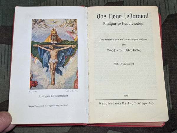 New Testament Bible 1941 Stuttgarter Kepplerbibel