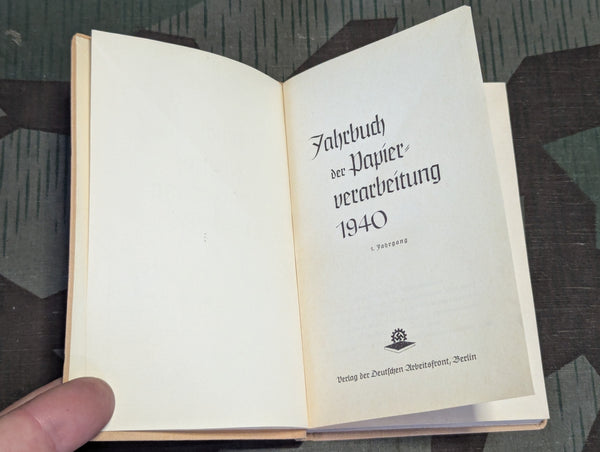 Jahrbuch der Papier-Verarbeitung 1940