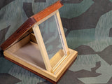 Krakow Shaving Mirror Toiletry Wood Box