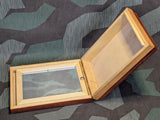 Krakow Shaving Mirror Toiletry Wood Box