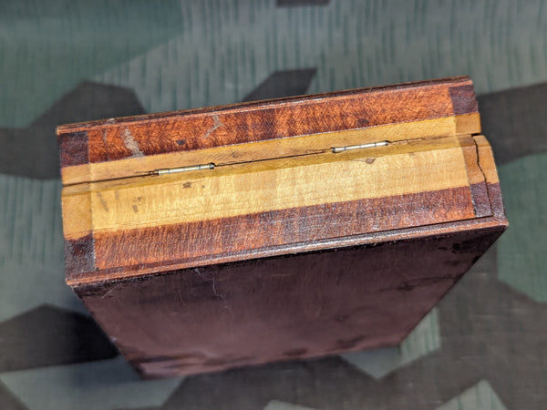 Krakow Shaving Mirror Toiletry Wood Box