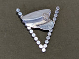 V for Victory with Army Hat Sweetheart Pin