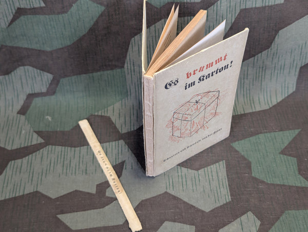 Es brummt im Karton! Soldier's Humor Book 1942 (AS-IS) Gift from Generalmajor Deutsch