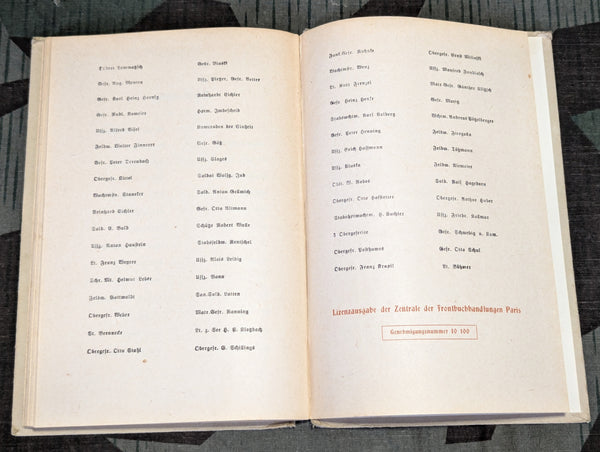 Es brummt im Karton! Soldier's Humor Book 1942 (AS-IS) Gift from Generalmajor Deutsch