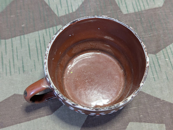 Kriegsschrott Enameled Cup