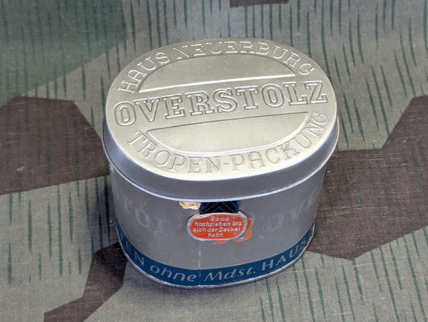 Overstolz HN Oval Tin for 48 Cigarettes