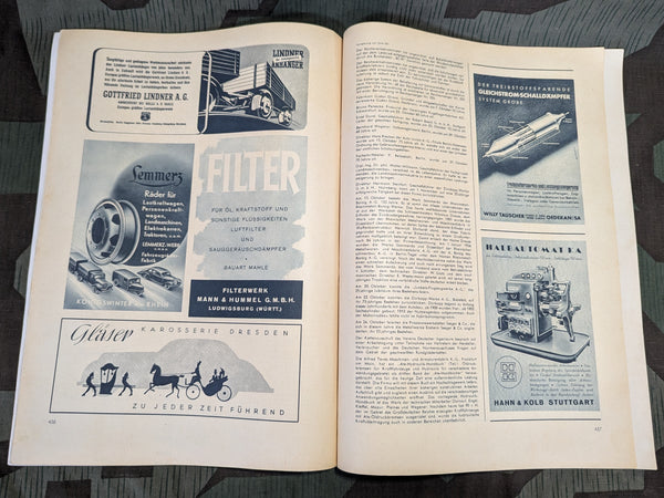 Motor Schau Magazine November 1942 Heft 11