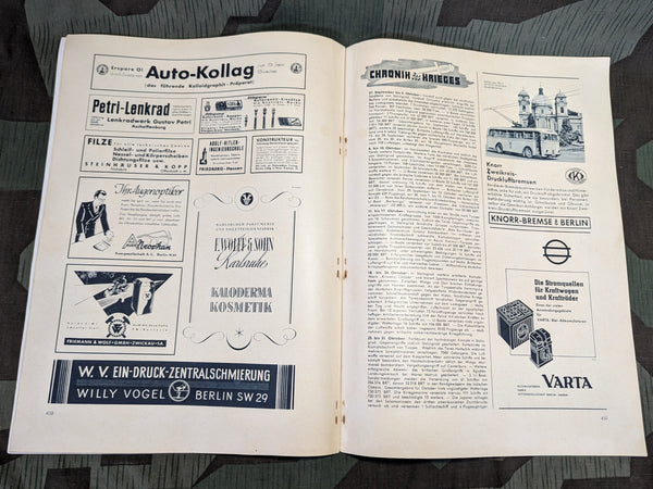 Motor Schau Magazine November 1942 Heft 11