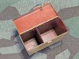 Original German Red Cross Tin For The Large Crate