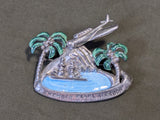Remember Pearl Harbor Island Plane Pin  12-7-41