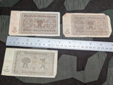 Lot of 3 Rentenmark Notes 1937