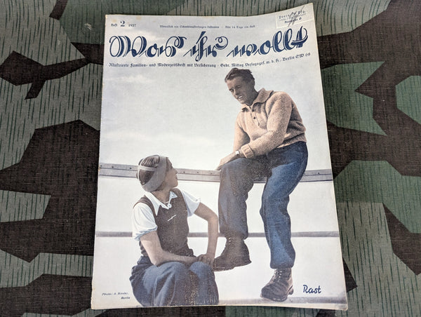 Was Ihr Wollt Magazine Heft 2 1937 With Dress Pattern (Fasching)