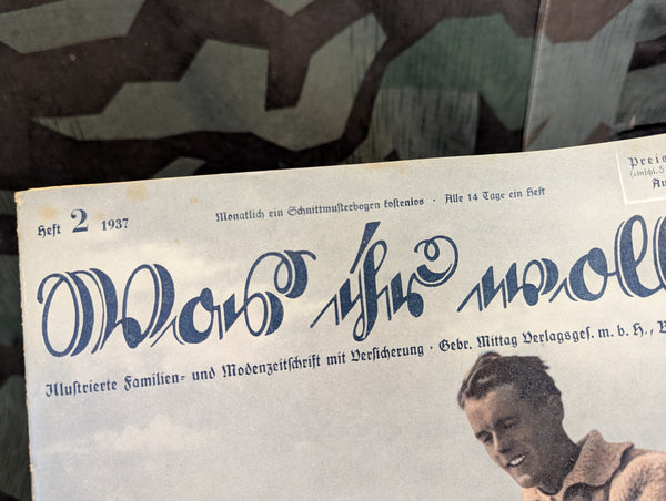 Was Ihr Wollt Magazine Heft 2 1937 With Dress Pattern (Fasching)