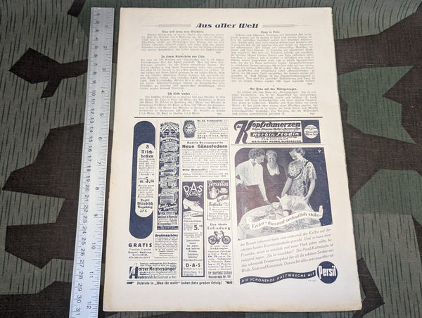Was Ihr Wollt Magazine Heft 2 1937 With Dress Pattern (Fasching)