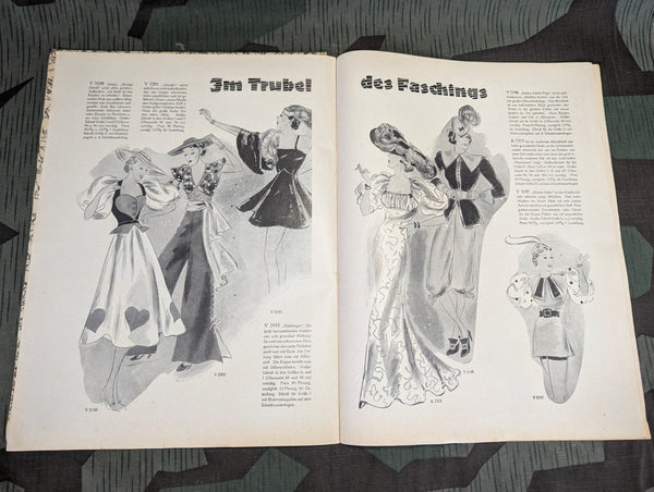 Was Ihr Wollt Magazine Heft 2 1937 With Dress Pattern (Fasching)