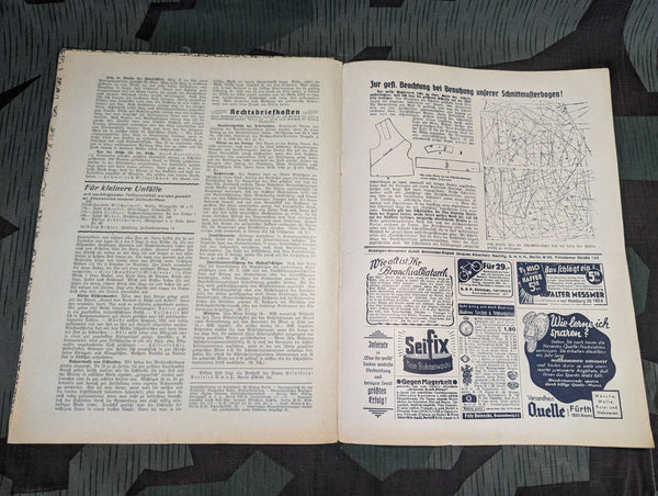 Was Ihr Wollt Magazine Heft 2 1937 With Dress Pattern (Fasching)