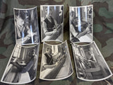 Lot of 6 German Fabric Weaving Large Photos
