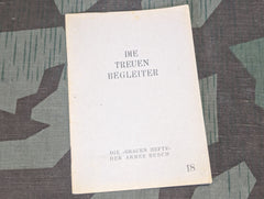 Die Treuen Begleiter Book (Poems for Field Equipment)