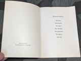 Die Treuen Begleiter Book (Poems for Field Equipment)